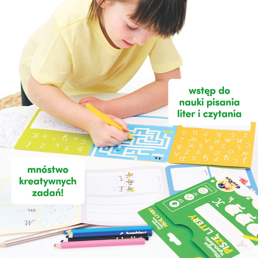 CZUCZU DŁUGIE RYSOWANKI PISZĘ LITERY
