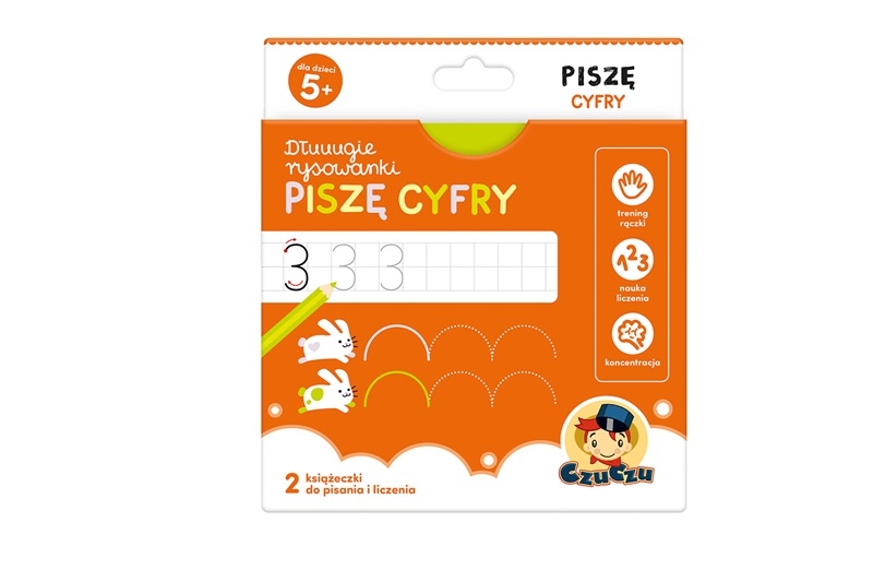 CZUCZU DŁUGIE RYSOWANKI PISZĘ CYFRY