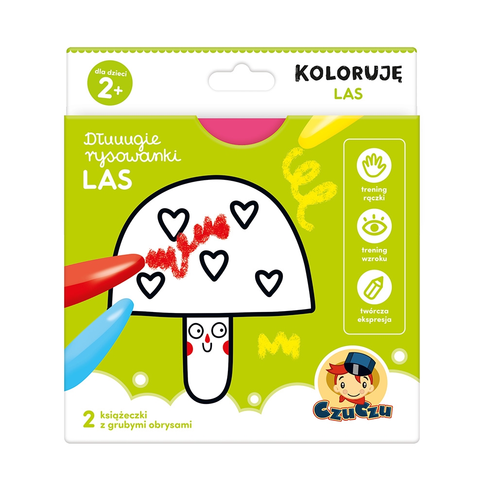 CZUCZU DŁUGIE RYSOWANKI LAS KOLORUJĘ