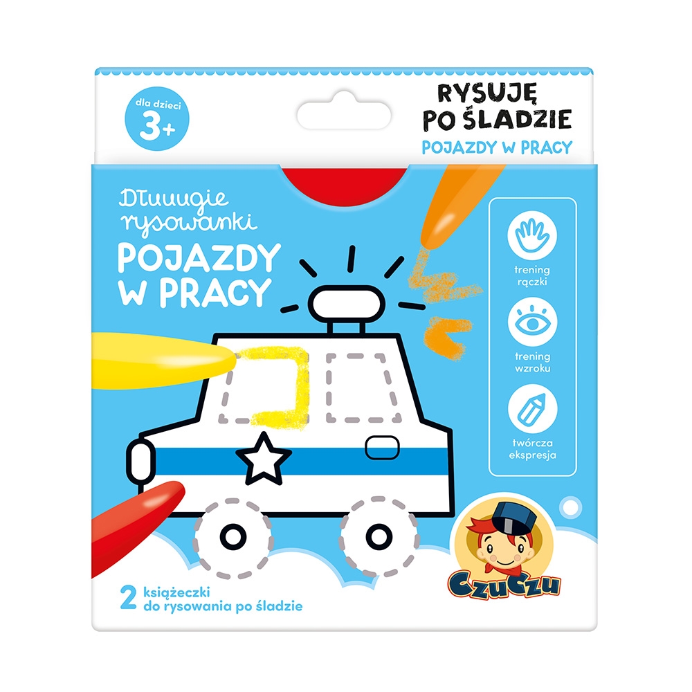 CZUCZU DŁUGIE RYSOWANKI POJAZDY W PRACY