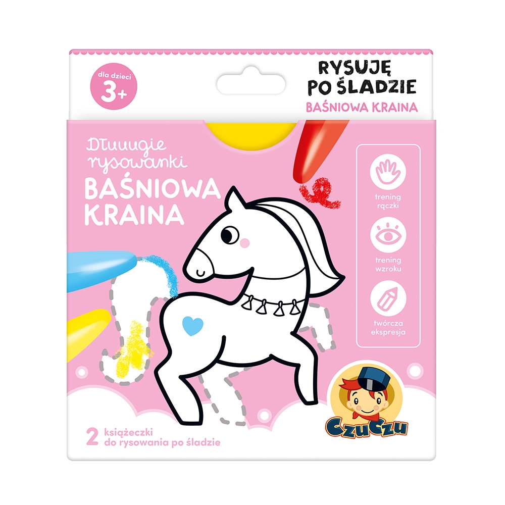 CZUCZU  DŁUUUGIE RYSOWANKI BAŚNIOWA KRAINA 3+