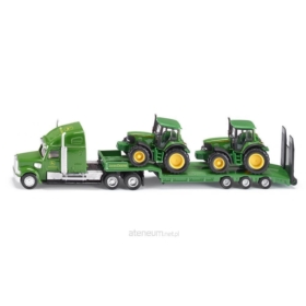 SIKU 1837 CIĘŻARÓWKA  JOHN DEERE Z NACZEPĄ