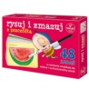 Rysuj i zmazuj z pszczółką - 48 zadań 61984