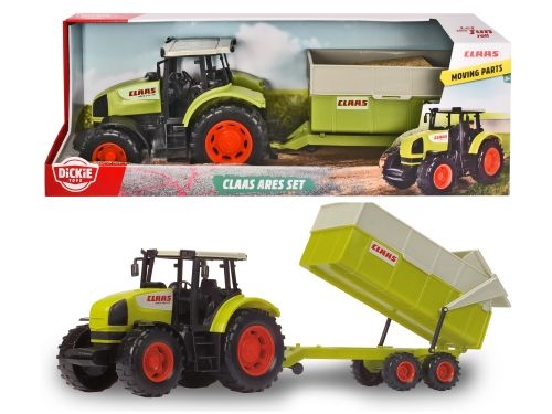 Dickie traktor CLASS Ares+przyczepą 373-9000