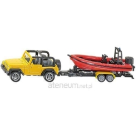SIKU 1658 JEEP Z ŁODZIĄ