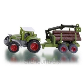 1645 SIKU TRAKTOR Z LEŚNNĄ PRZYCZEPĄ