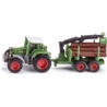 1645 SIKU TRAKTOR Z LEŚNNĄ PRZYCZEPĄ