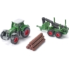 1645 SIKU TRAKTOR Z LEŚNNĄ PRZYCZEPĄ