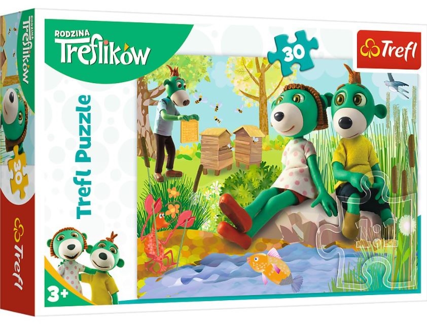 PUZZLE 30 TREFLIKI NAD STAWEM