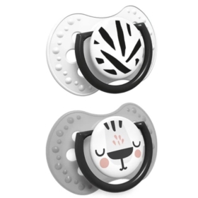 LOVI SMOCZEK SILIKONOWY 3-6M SALT&PEPPER 22/878