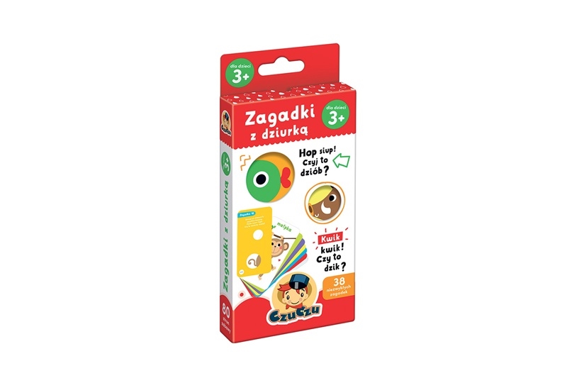 CZUCZU ZAGADKI Z DZIURKĄ 3+