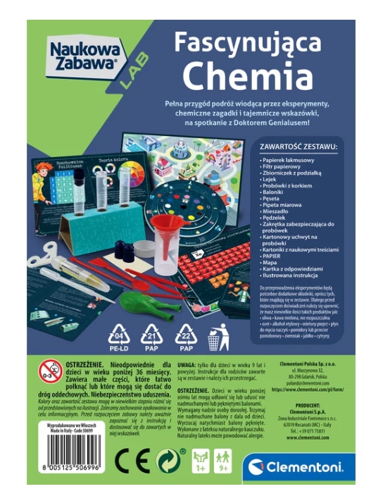 CLEMENTONI FASCYNUJĄCA CHEMIA