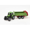 SIKU 1673 TRAKTOR Z PRZYCZEPĄ