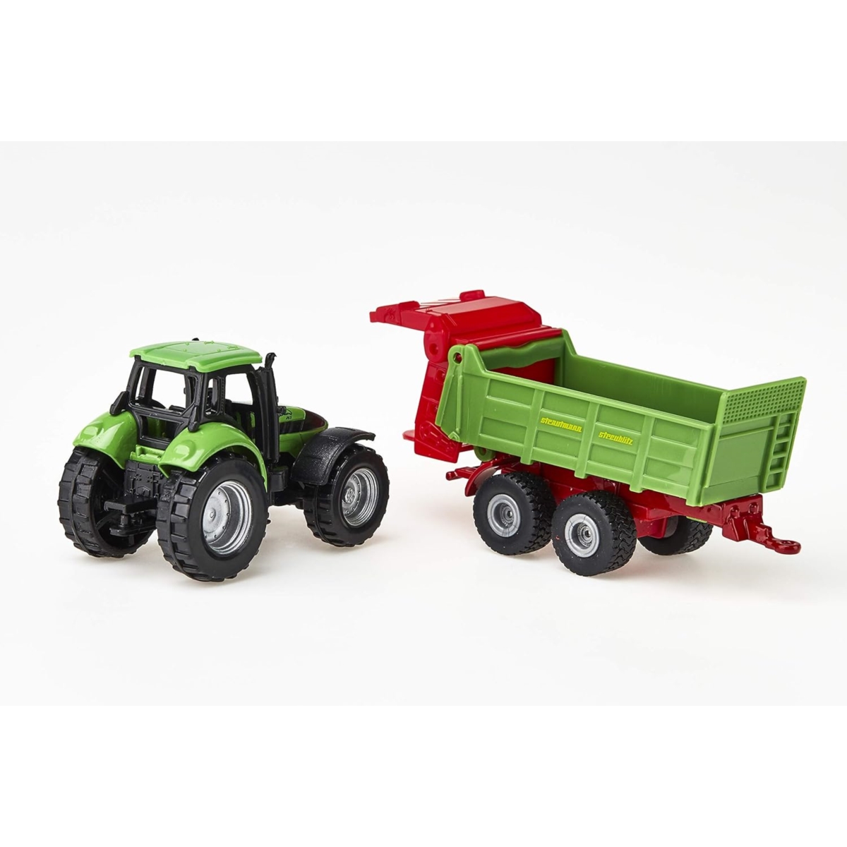 SIKU 1673 TRAKTOR Z PRZYCZEPĄ