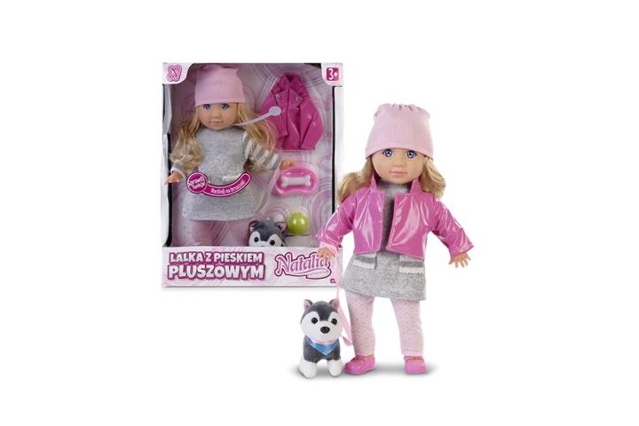LALKA NATALIA NA SPACERZE Z PIESKIEM