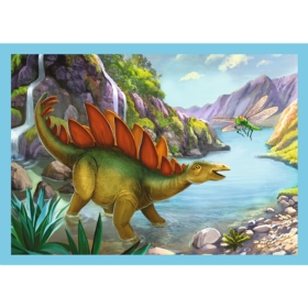Puzzle - 4w1 (12, 15, 20, 24) - Wyjątkowe dinozaur