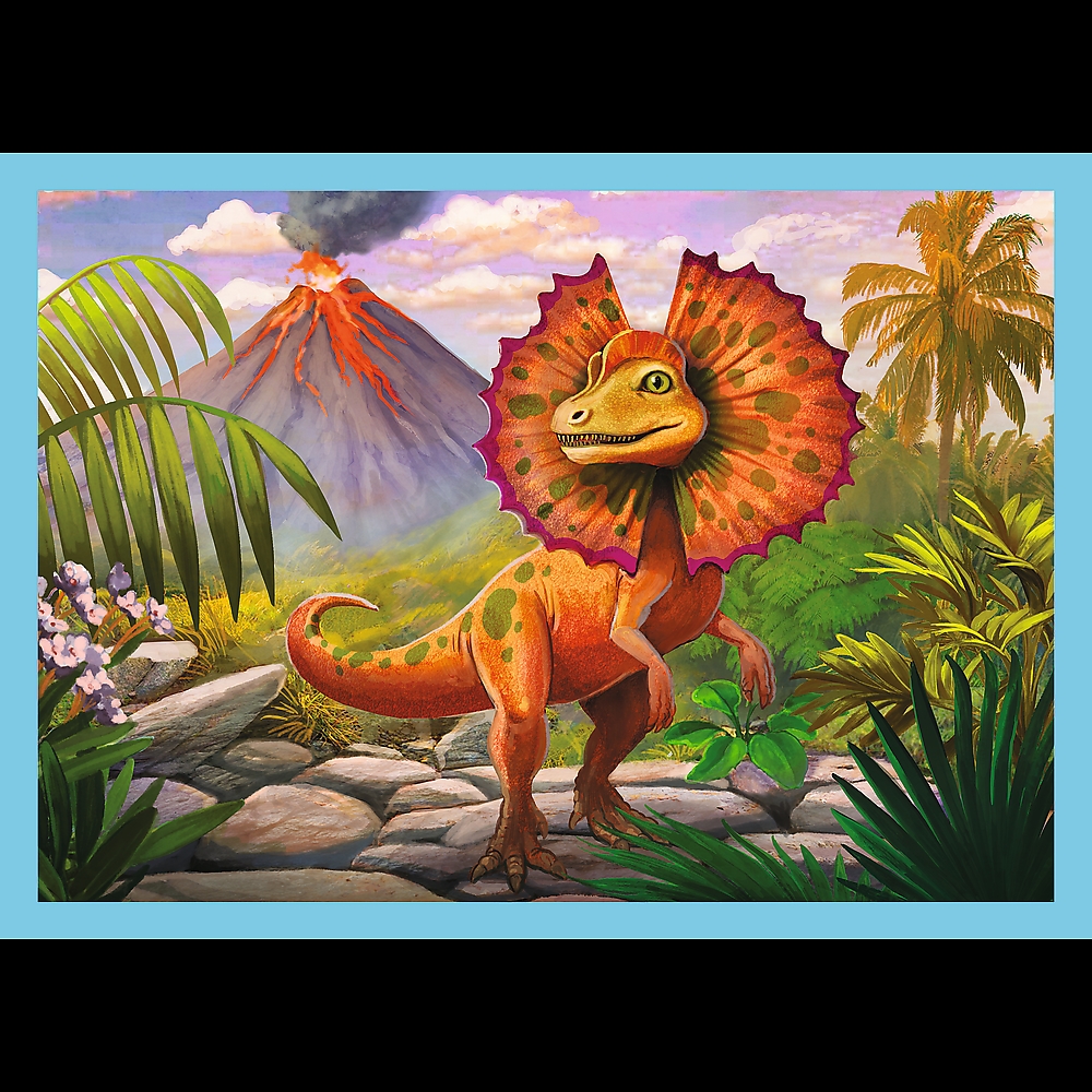 Puzzle - 4w1 (12, 15, 20, 24) - Wyjątkowe dinozaur