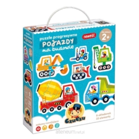 CZUCZU PUZZLE PROGRESYWNE POJAZDY NA BUDOWIE