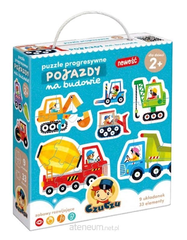 CZUCZU PUZZLE PROGRESYWNE POJAZDY NA BUDOWIE