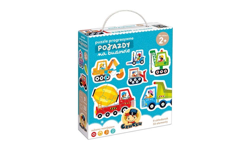 CZUCZU PUZZLE PROGRESYWNE POJAZDY NA BUDOWIE