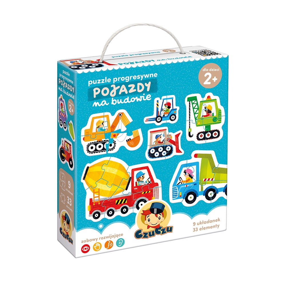 CZUCZU PUZZLE PROGRESYWNE POJAZDY NA BUDOWIE