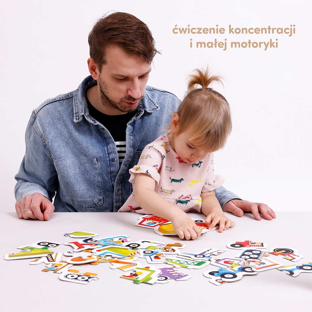 CZUCZU PUZZLE PROGRESYWNE POJAZDY NA BUDOWIE