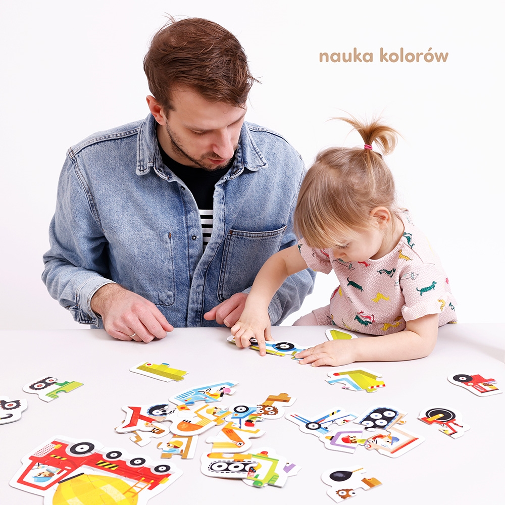 CZUCZU PUZZLE PROGRESYWNE POJAZDY NA BUDOWIE