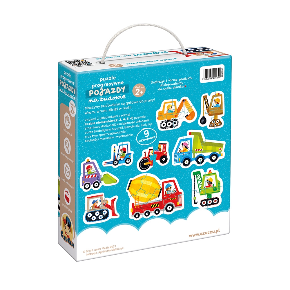 CZUCZU PUZZLE PROGRESYWNE POJAZDY NA BUDOWIE
