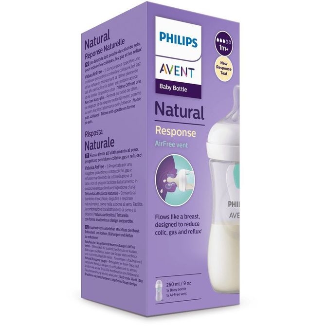 AVENT BUTELKA NATURAL RESPONSE AIR 260ML SCY673/81