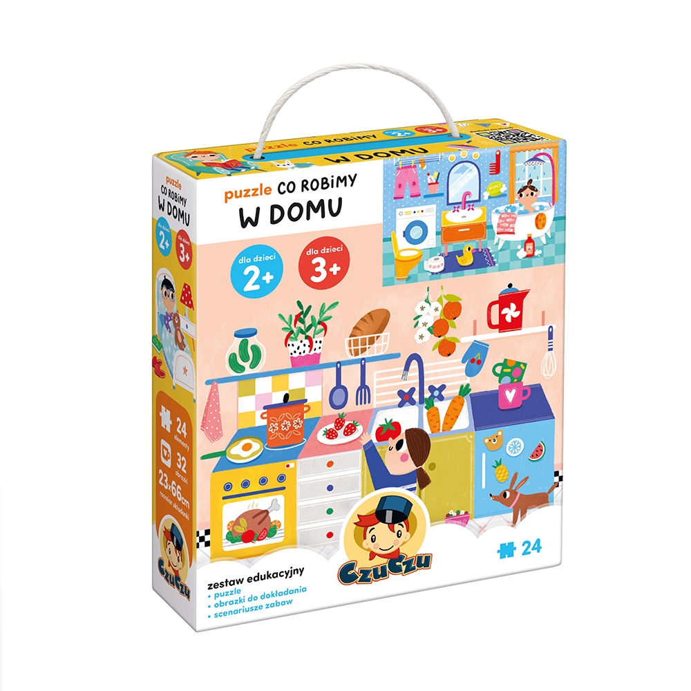 CZUCZU PUZZLE CO ROBIMY W DOMU 2,3+