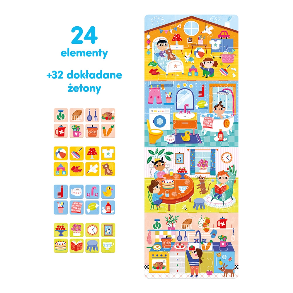 CZUCZU PUZZLE CO ROBIMY W DOMU 2,3+
