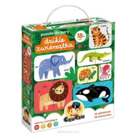 CZUCZU PUZZLE DZIKIE ZWIERZĘTA 18M+