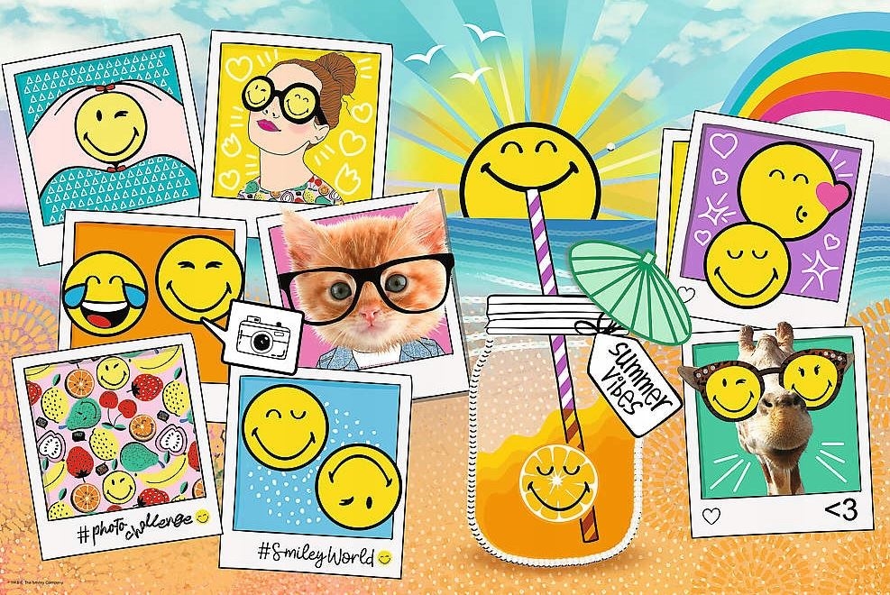 TREFL PUZZLE 300 EL SMILEY NA WAKACJACH