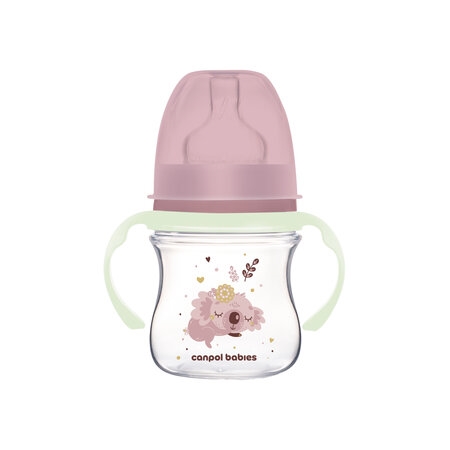 CANPOL BABIES BUTELKA 120 ML SLEEPY KOALA RÓŻ