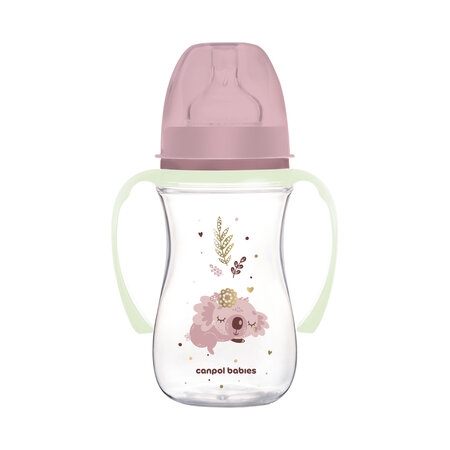 CANPOL BABIES BUTELKA 240 ML SLEEPY KOALA RÓŻ