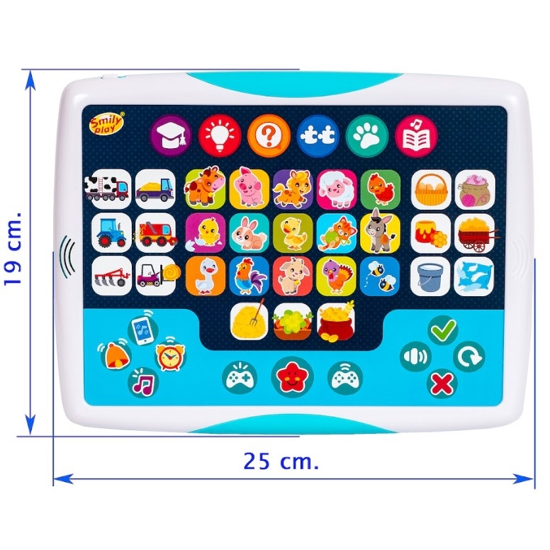 SMILY PLAY  SMART TABLET ZDOBYWAM WIEDZĘ O ZWIERZĘ