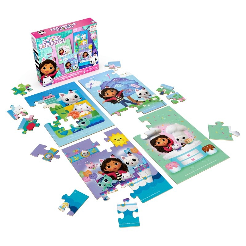 SPIN Gabi puzzle drewniane 4-pak 6067990 /3