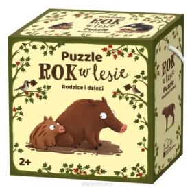 ROK W LESIE PUZZLE RODZICE I DZIECI