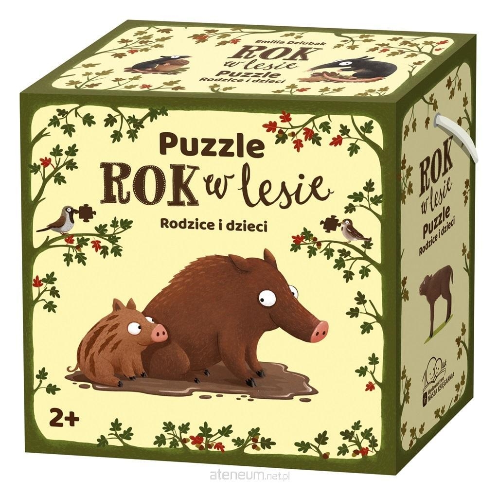 ROK W LESIE PUZZLE RODZICE I DZIECI