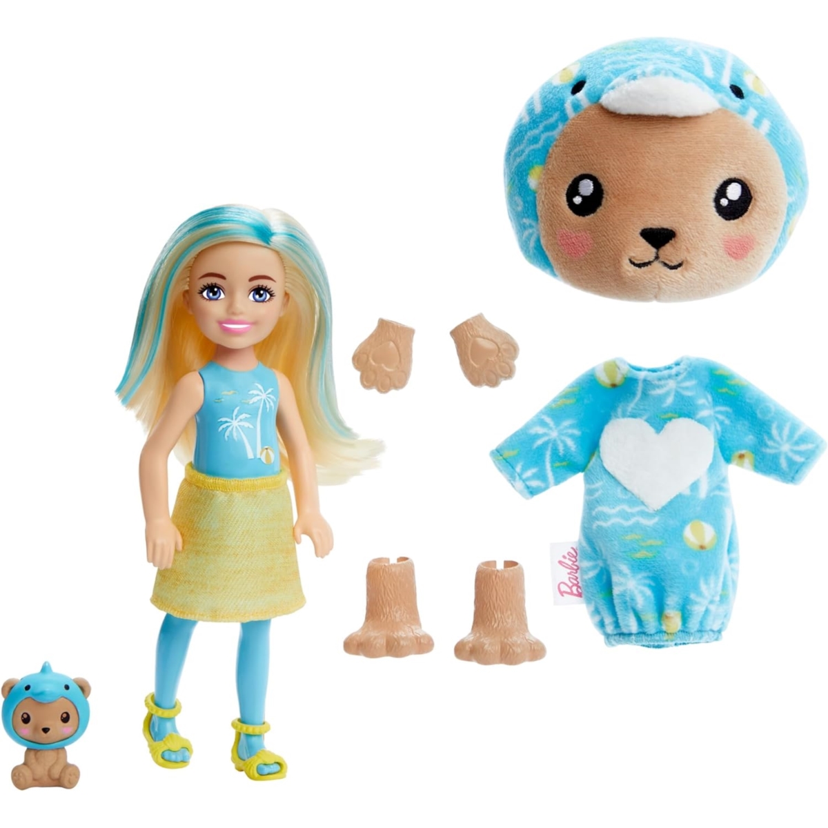 Barbie CR lalka Chelsea Miś-Delfin kost.HRK30 /4