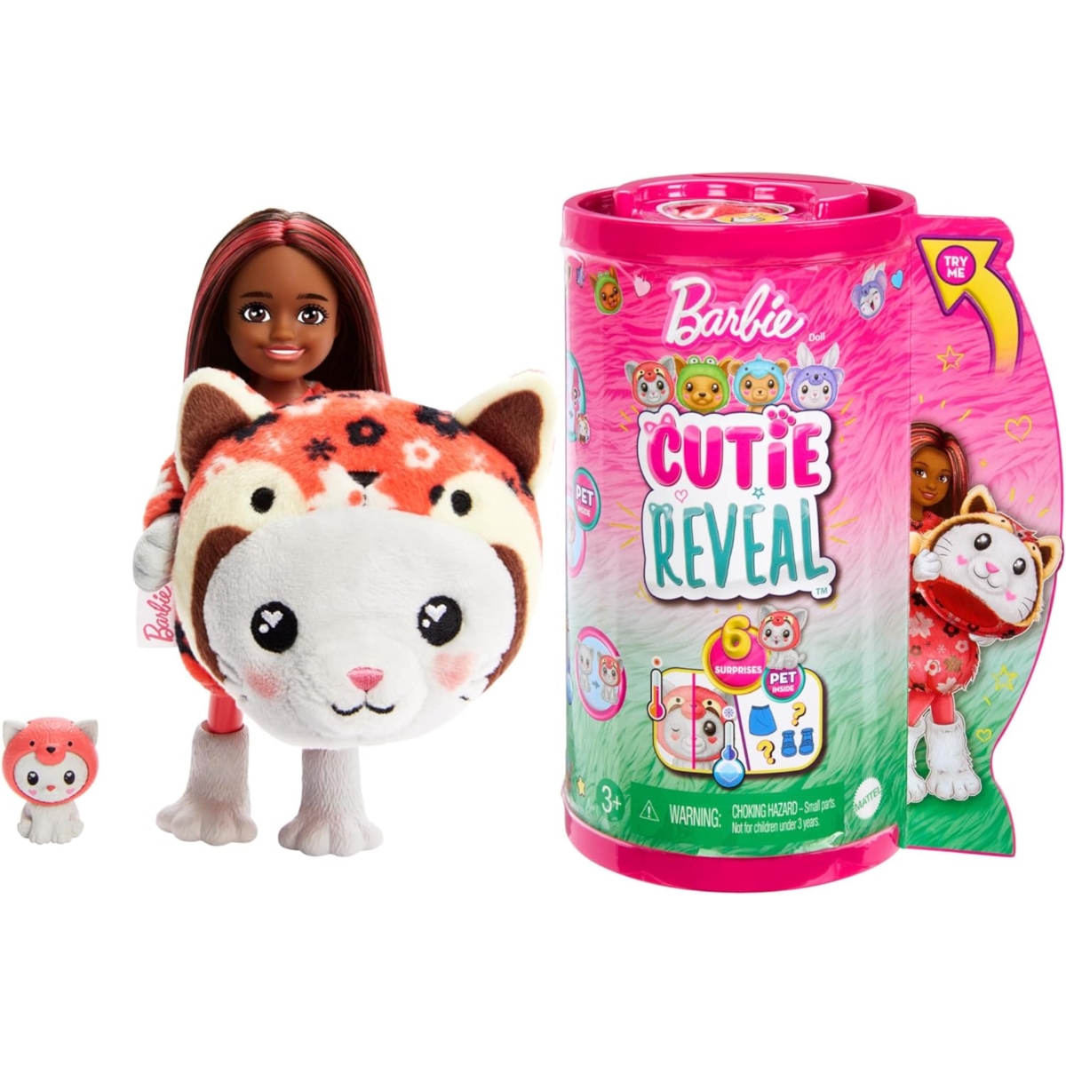 Barbie CR lalka Chelsea Kotek-Panda kost.HRK28 /4