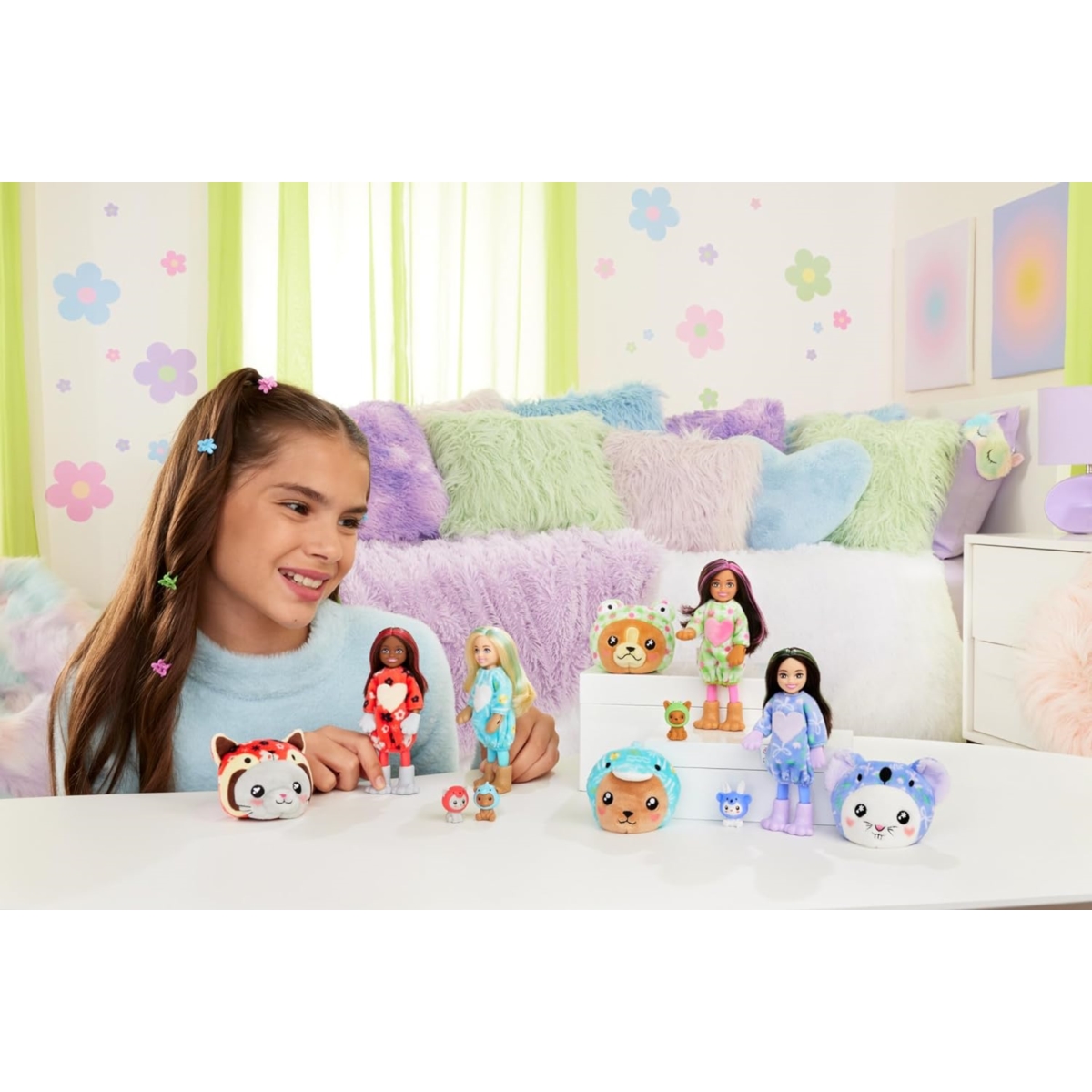 Barbie CR lalka Chelsea Kotek-Panda kost.HRK28 /4