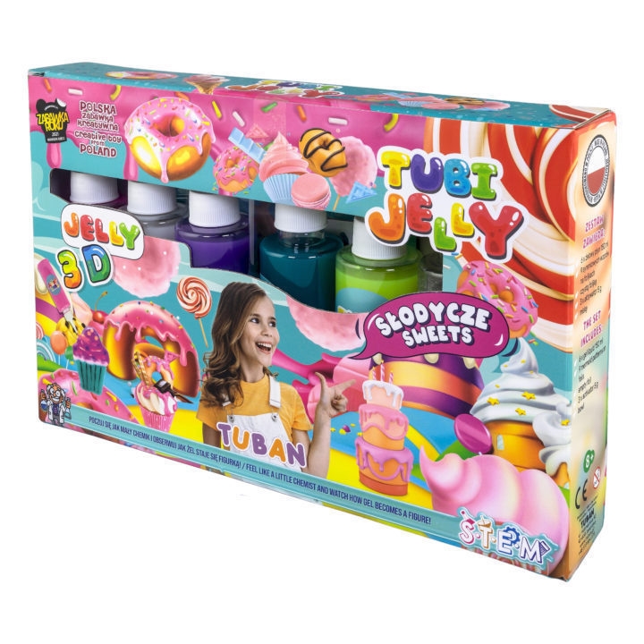 TUBAN zestaw Tubi Jelly 6kol Słodycze TU3323 33231