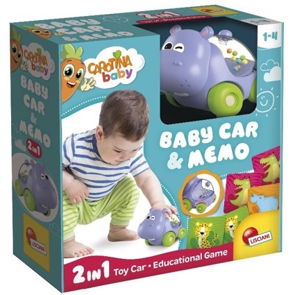 LISCIANI CAROTINA BABY HIPOPOTAM SAMOCHODZIK