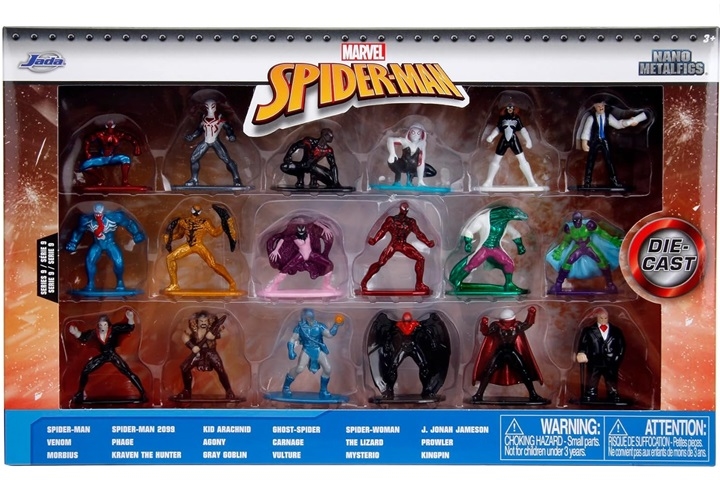 jada zestaw 18 figurek metalowych SPIDERMAN