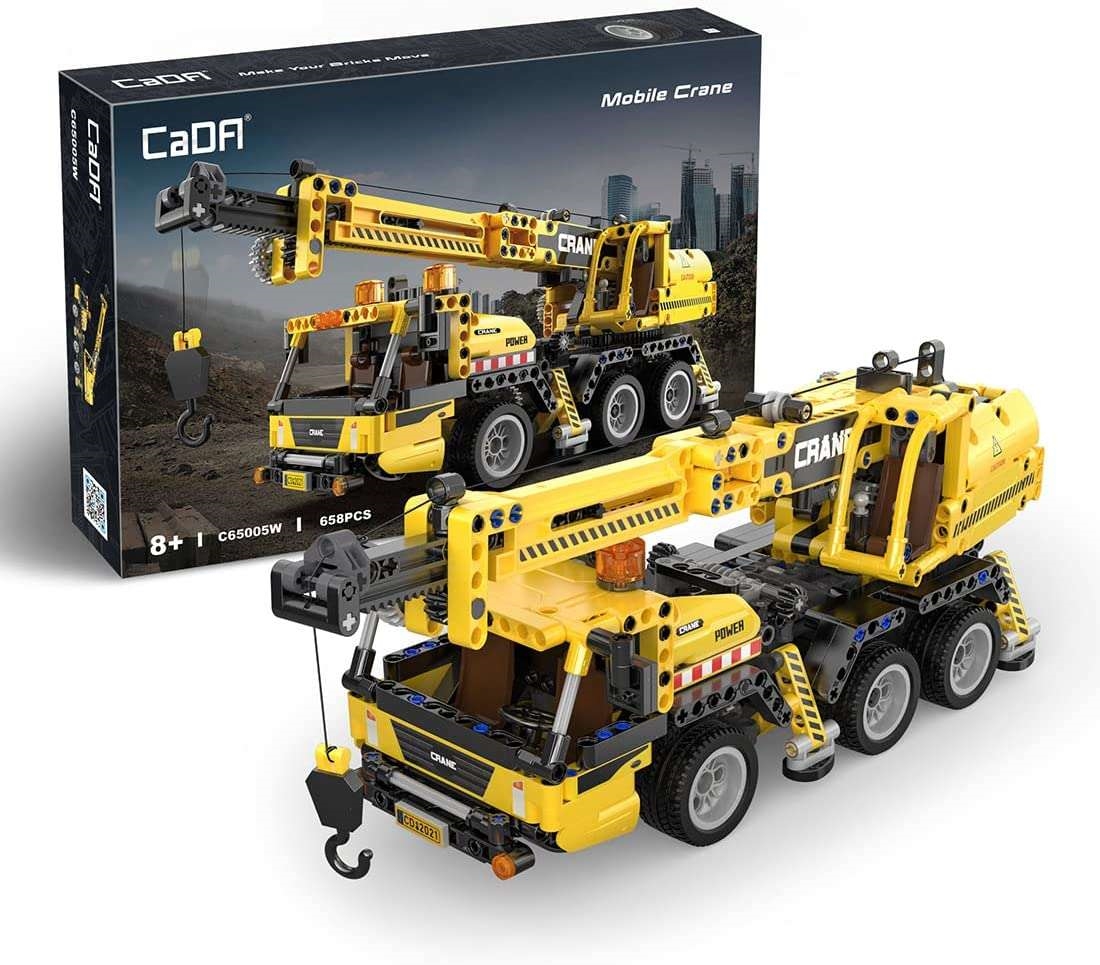 *****Cada klocki Mobile Crane dźwig C65005W 27598