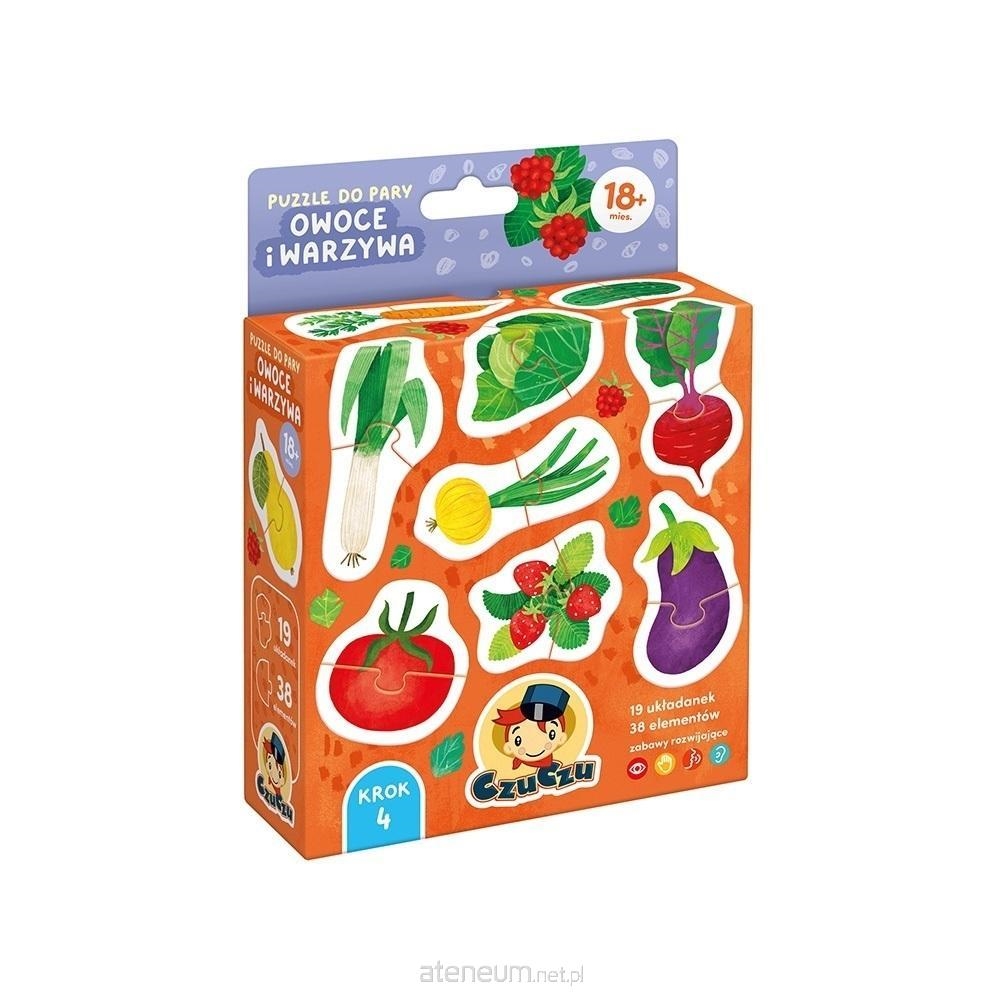 CZUCZU PUZZLE DO PARY OWOCE I WARZYWA