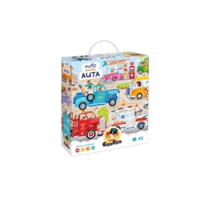 CZUCZU MOTO PUZZLE AUTA 40 EL.