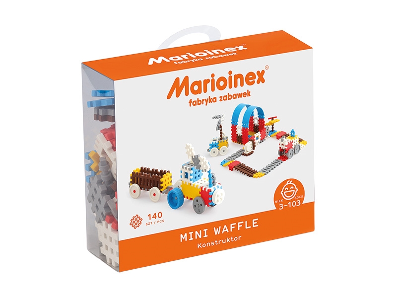 MARIOINEX KLOCKI WAFLE 140SZT CHŁOPAK