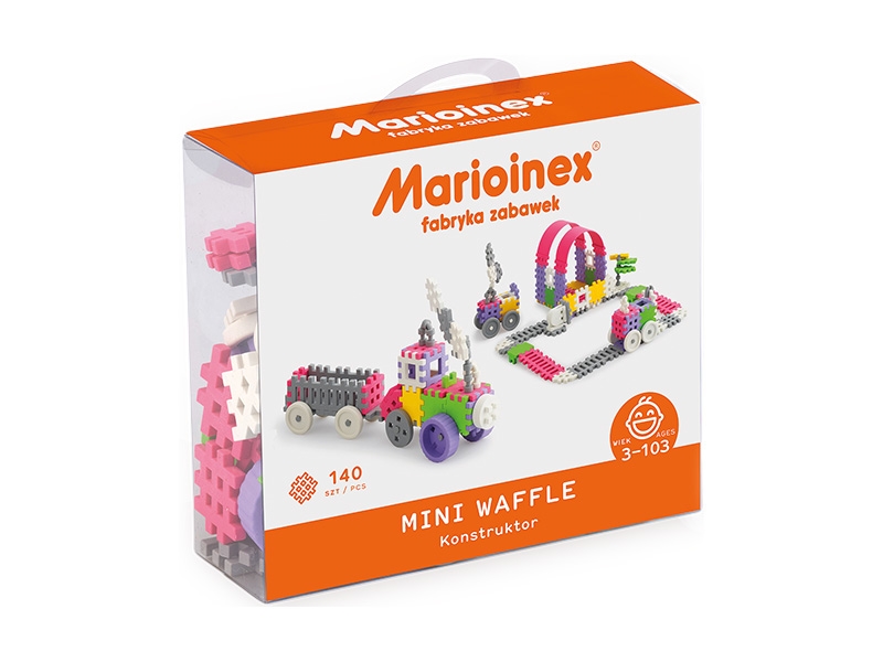MARIOINEX KLOCKI WAFLE 140SZT DZIEWCZYNA